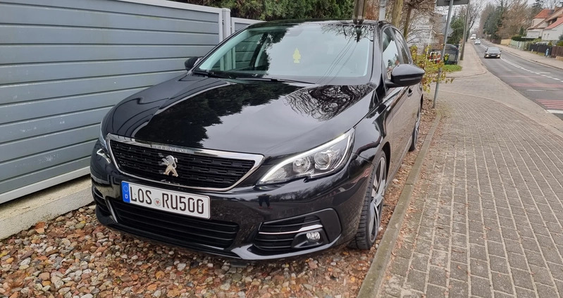 Peugeot 308 cena 58999 przebieg: 78000, rok produkcji 2019 z Polkowice małe 497
